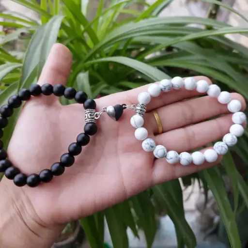 magnetic couple bracelet